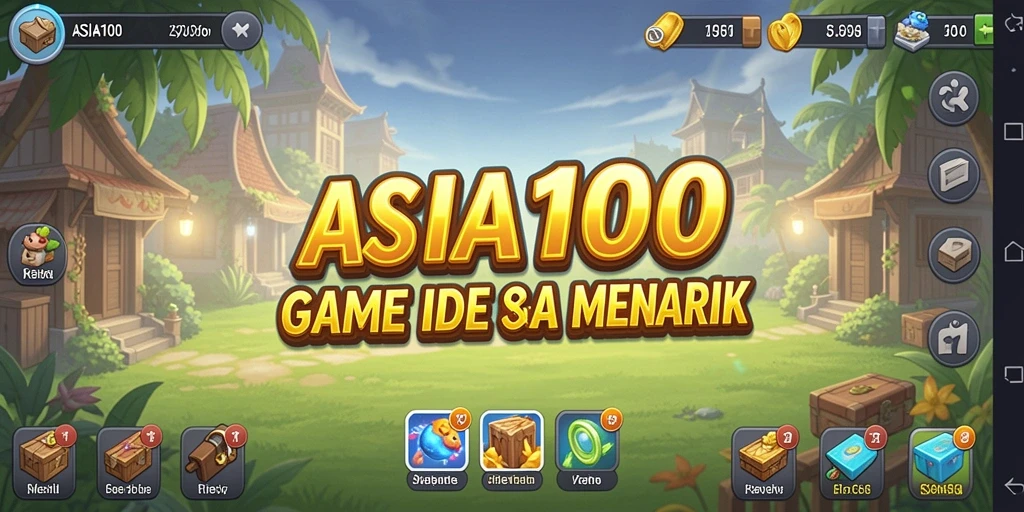 Screenshot gameplay ASIA100 yang menunjukkan aksi seru dalam mode Idle.