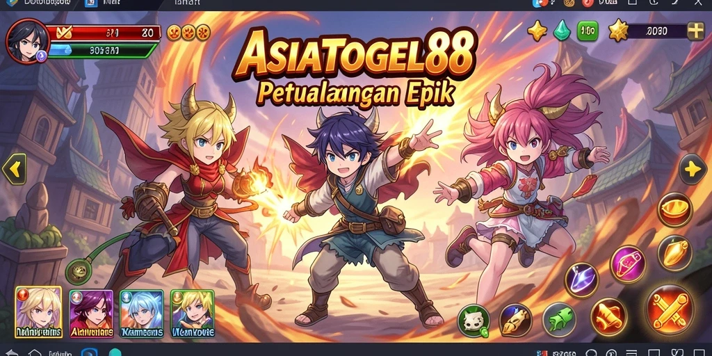Tampilan gameplay ASIATOGEL88 yang seru dan penuh aksi.