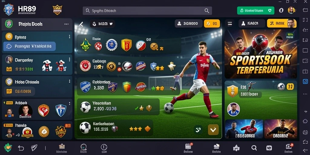 Screenshot gameplay HR89 menampilkan antarmuka taruhan yang menarik dan interaktif.
