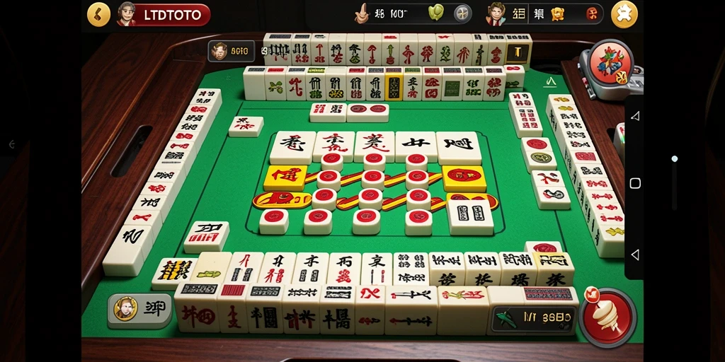 Screenshot LTDTOTO menampilkan aksi mengasyikkan dalam permainan Mahjong.