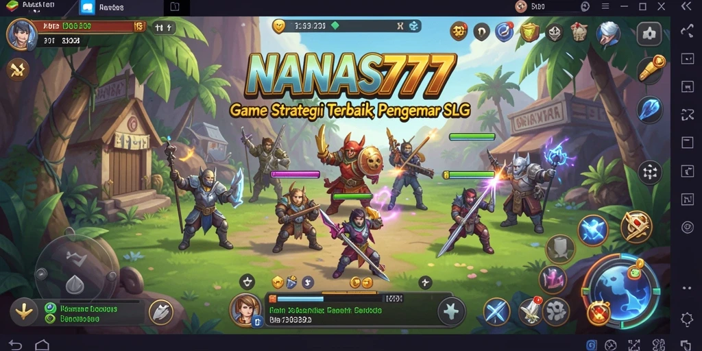 Screenshot menampilkan gameplay menarik dari NANAS777 dengan strategi SLG yang mendalam.