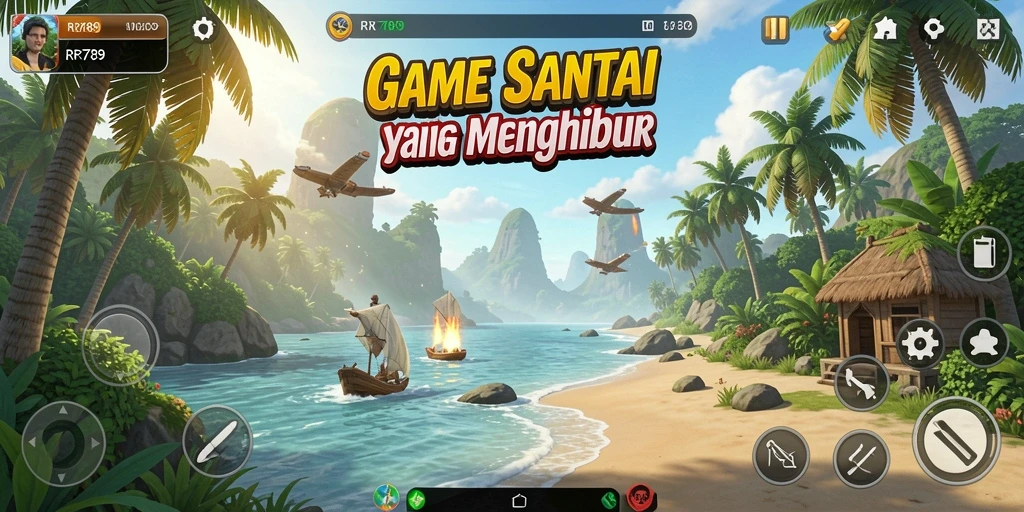 Tampilan screenshot utama menunjukkan momen seru dalam gameplay RR789.